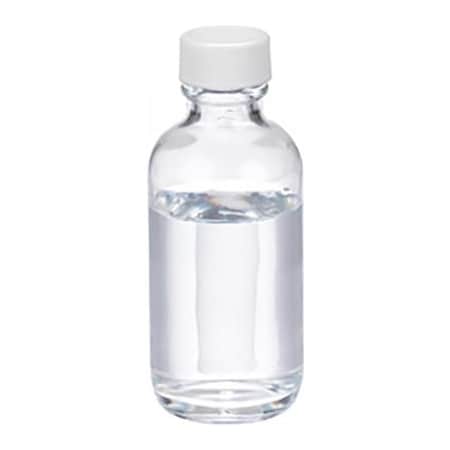 Cp Lab Safety. Wheaton 2 oz Glass Boston Round Bottles, PTFE Lined PP Caps, Case of 24 W216807